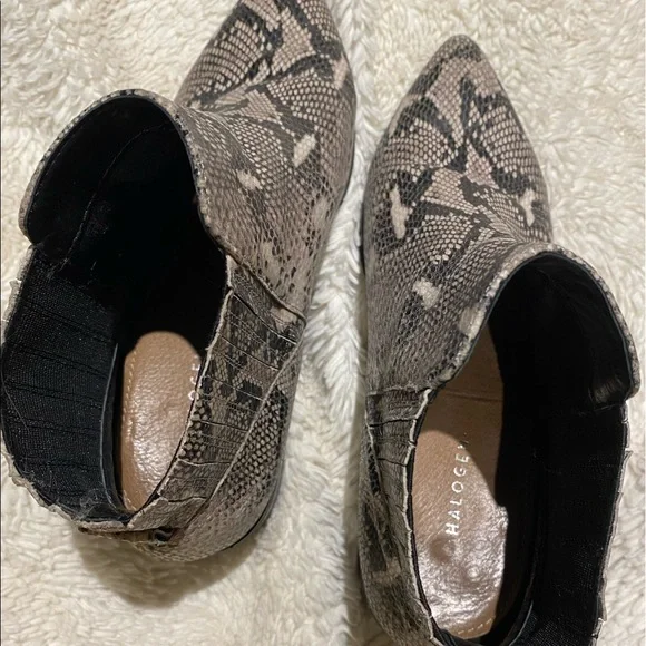 Halogen Snakeskin booties - Picture 6 of 6